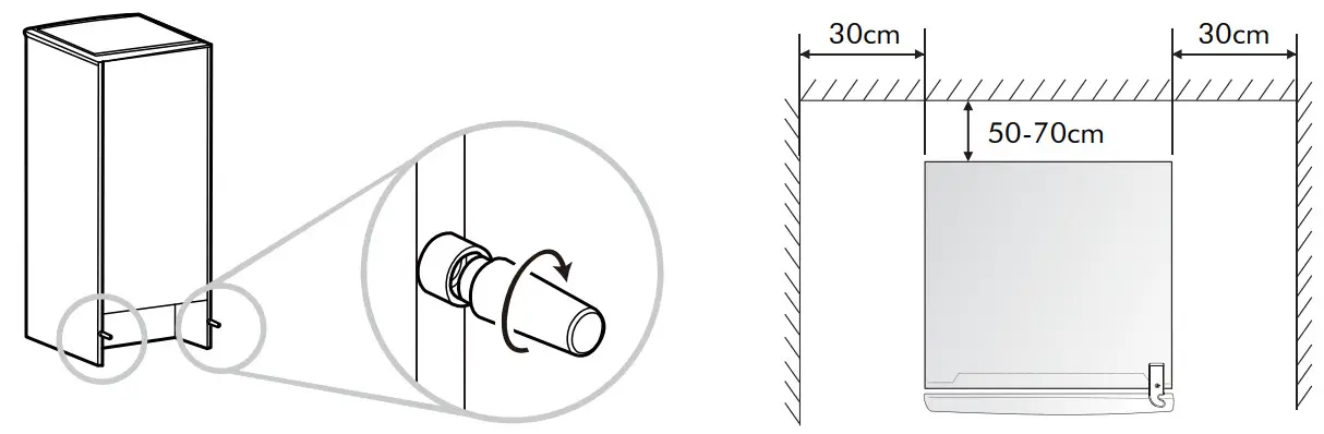 Linarie LK200DD Valloire Retro Refrigerator - ILLUSTRATION1