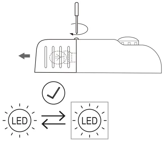 Linarie LK200DD Valloire Retro Refrigerator - light bulb