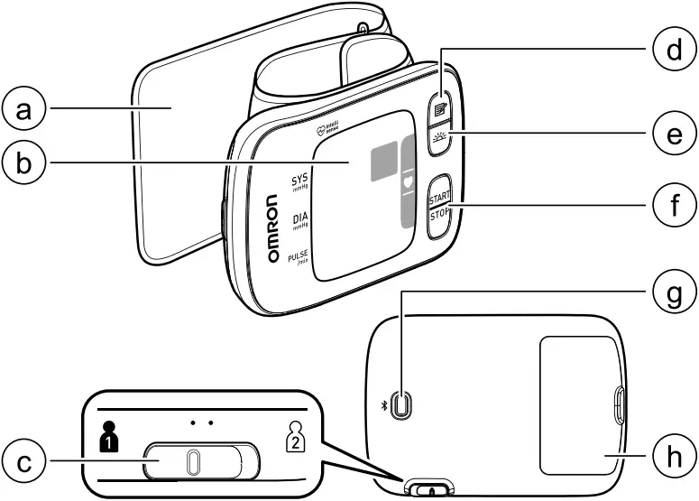 OMRON HEM-6232T - Monitor