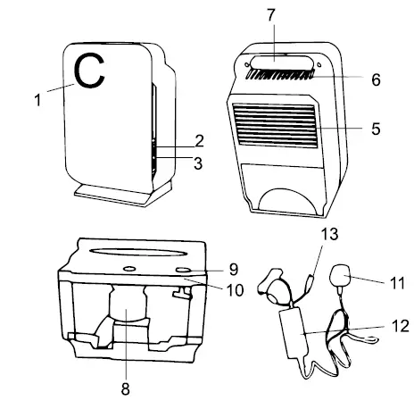 toboli-62937-Mini-Dehumidifier-FIG-1