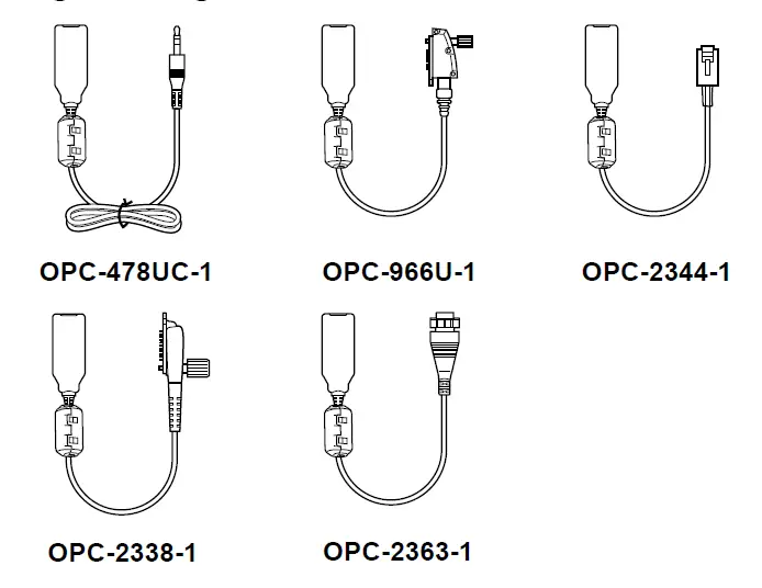 iCOM OPC Series Programing and Data Cables-fig-6