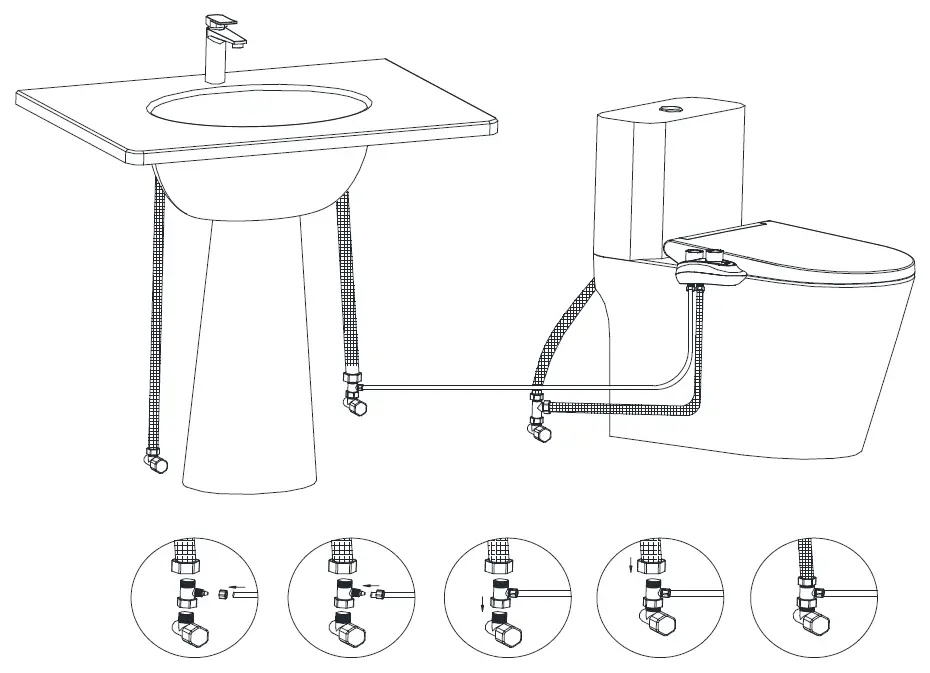 GIVINGTREE-B10112-Non-Electric-Bidet-Toilet-Attachment-Self-Cleaning-Dual-Nozzle-fig-11