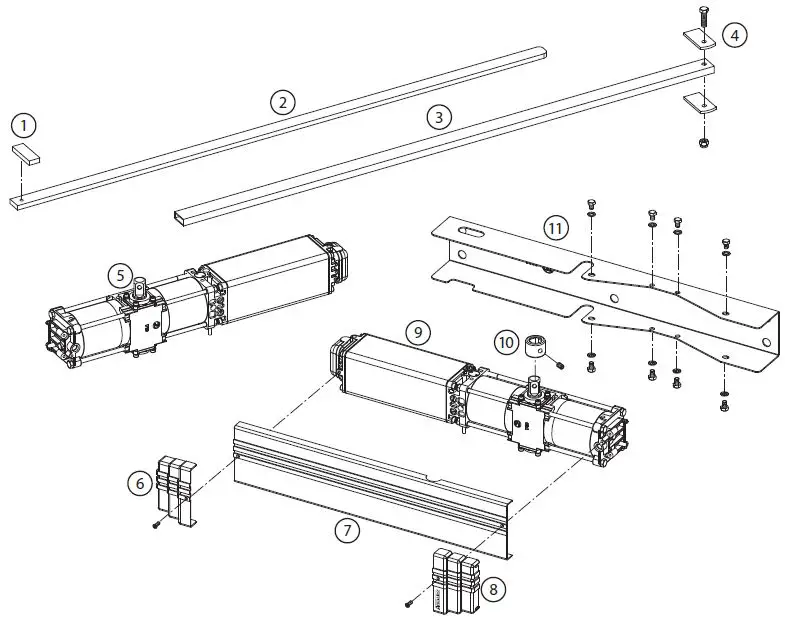 FADINI-APROLI-380-LB-Left-Actuator-for-Folding-Doors-FIG-1