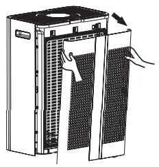 MANN plus HUMMEL OurAir SQ 500 PLUS Portable Air Purifier - Filter 1