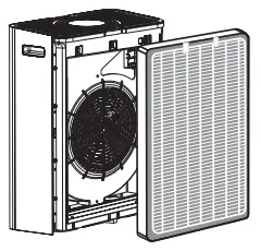 MANN plus HUMMEL OurAir SQ 500 PLUS Portable Air Purifier - Filter 2