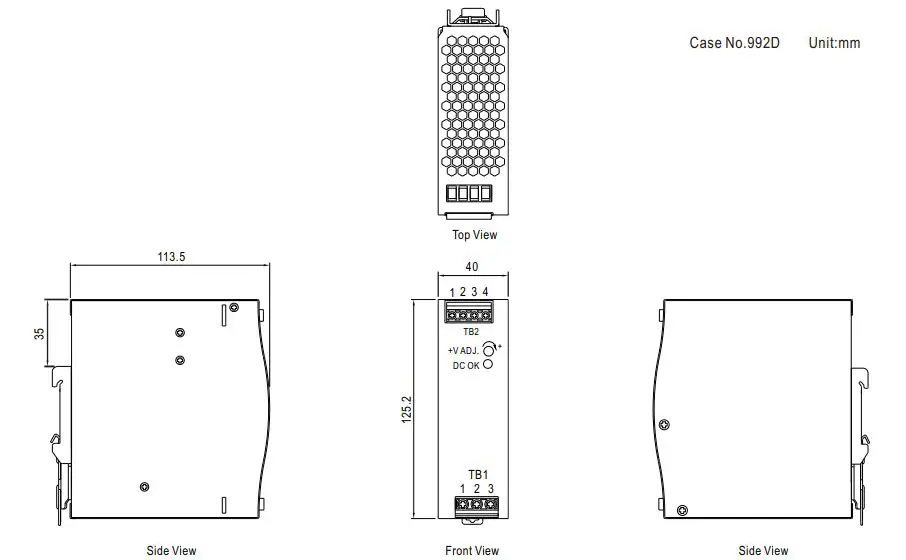 MEAN-WELL-NDR-120-12-Series-120W-Single-Output-Industrial-DIN-RAIL-7