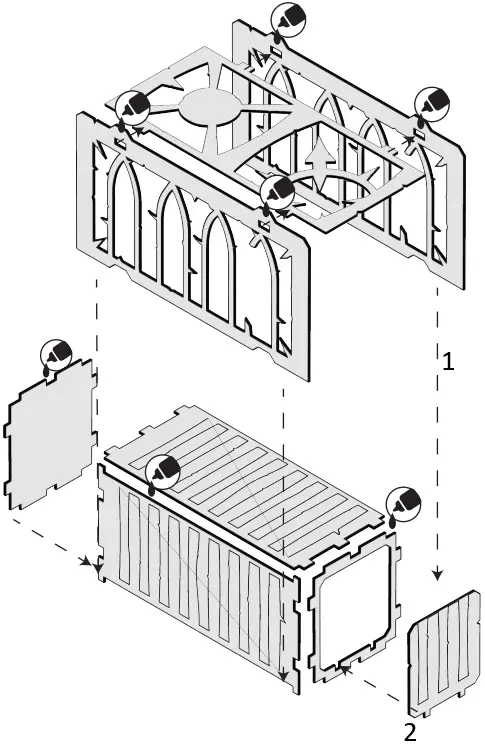 Frontline-Gaming ITC Terrain Series Urban Corruption Containers A1