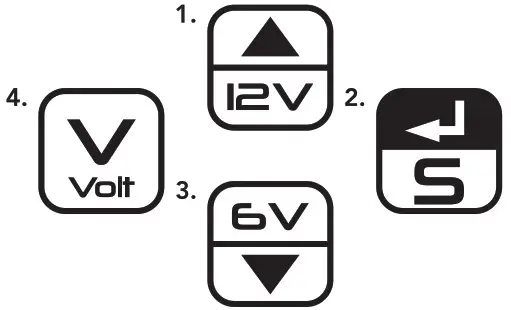 GS YUASA GYT117 Conductance Tester - GS Yuasa GYT117 keypad and LEDs