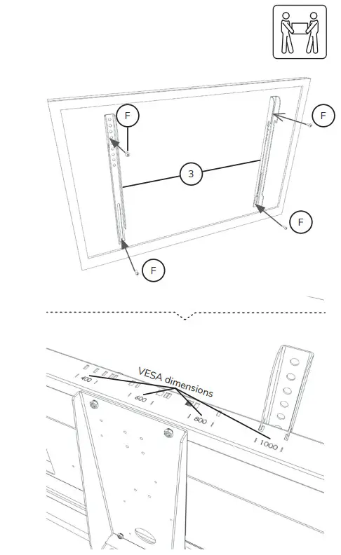 Neomounts PLASMA-M2600 Floor Stand - Secure