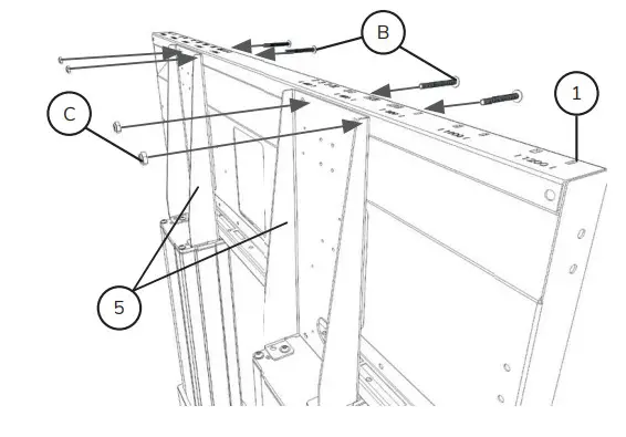 Neomounts PLASMA-M2600 Floor Stand - frame