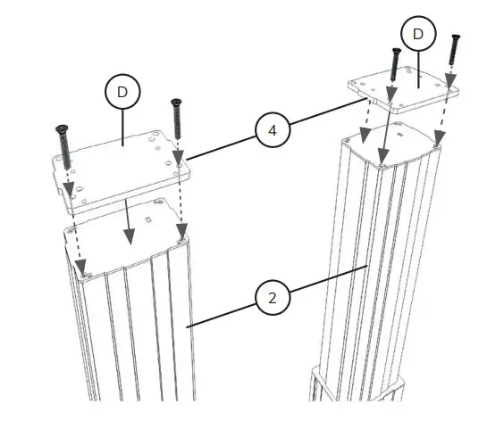 Neomounts PLASMA-M2600 Floor Stand - plate