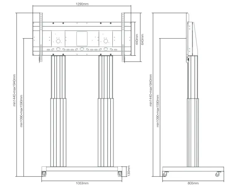 Neomounts PLASMA-M2600 Floor Stand