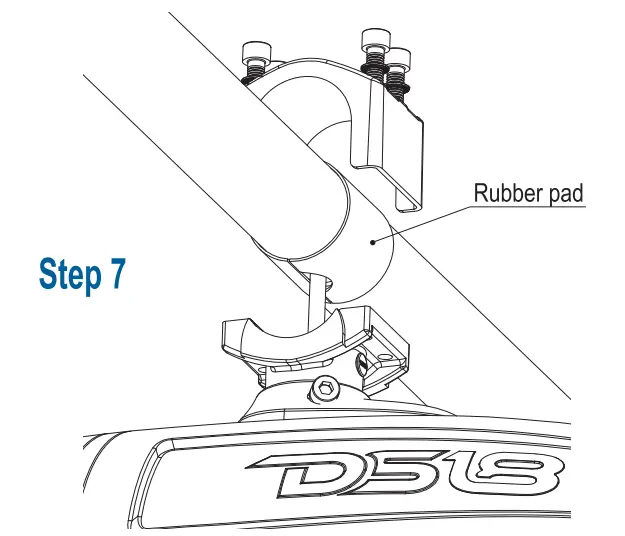 DS18 CF X8TP 8 Inch Marine Towers with Integrated RGB LED Lights - fig5