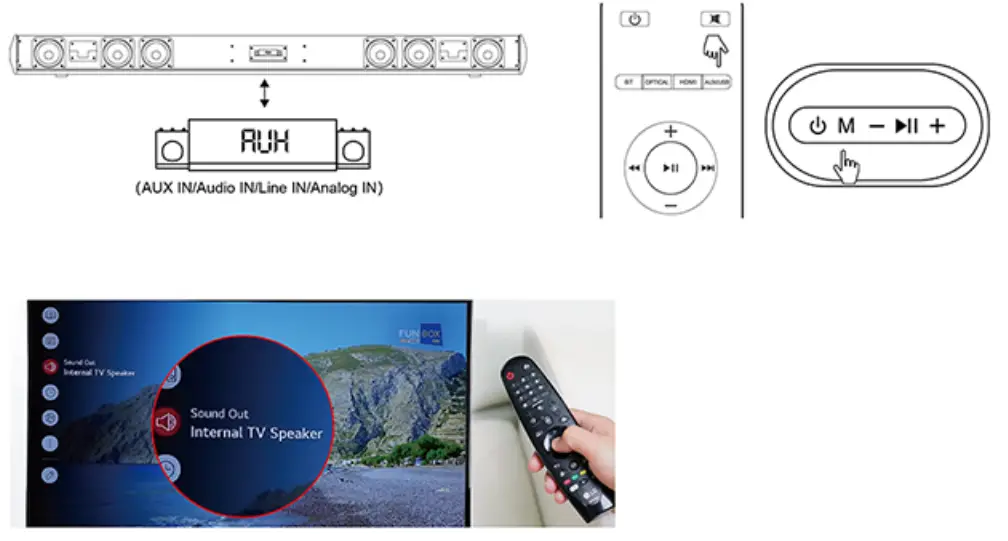 WITSHOCK MX 3 Sound Bar Soundbar TV Speaker - Fig 25