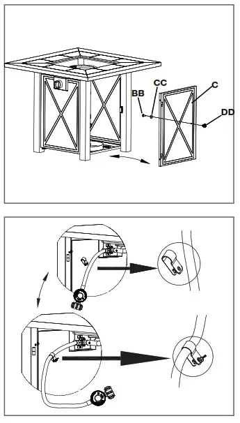 bond HYFP50025 1 Belden 30 Fire Table - fig7