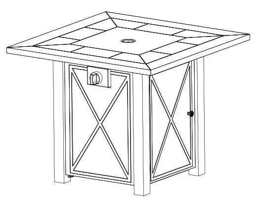 bond HYFP50025 1 Belden 30 Fire Table