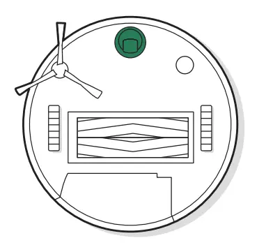 Pull firmly on the front wheel module to remove it from the robot.
