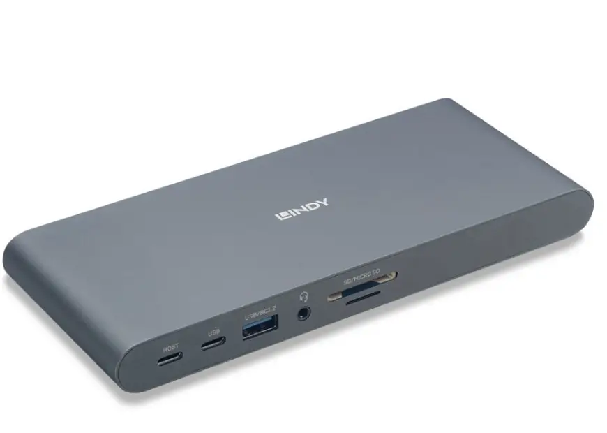 LINDY 43366 DST-Pro USB Type C and Hybrid Laptop Docking Station-PRODUCT