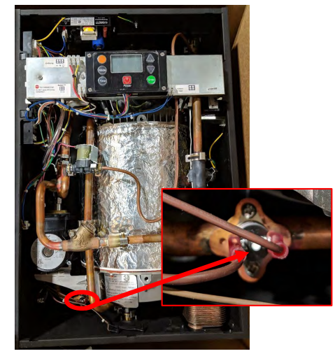 Intellihot iQ751 Water Heater -Resettable overheat switch 1
