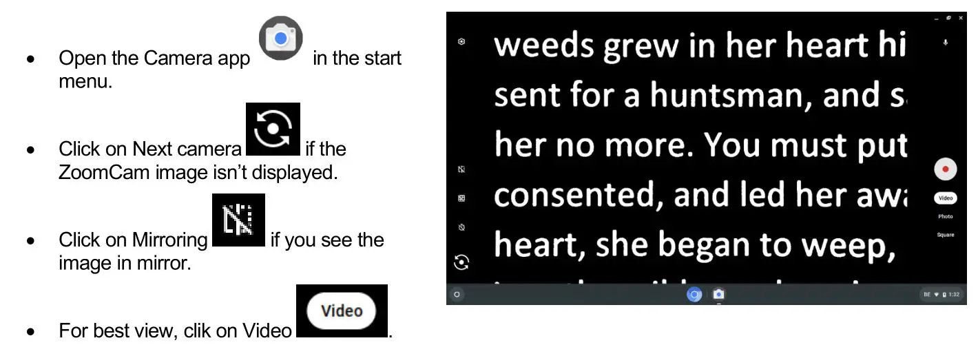 KOBA Vision ZoomCam Portable Camera Solution - CHROME OS (CHROMEBOOK)