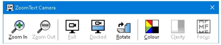 KOBA Vision ZoomCam Portable Camera Solution - ZoomText (full screen and split screen)