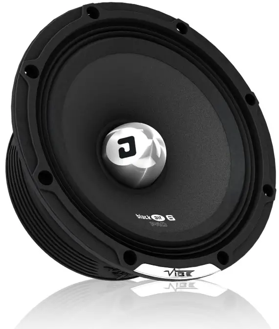 VIBE BAPRO6M Black Pro Audio Speakers