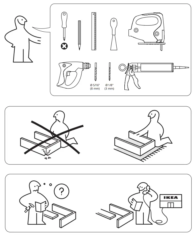 IKEA LANGUDDEN Double Sink - fig1