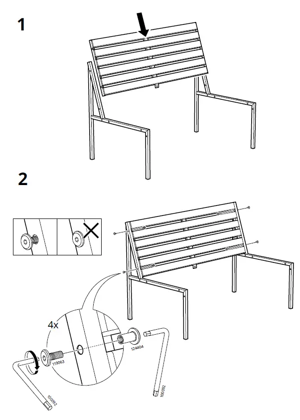 IKEA JOLPEN 2 Seat Sofa Outdoor-fig-3
