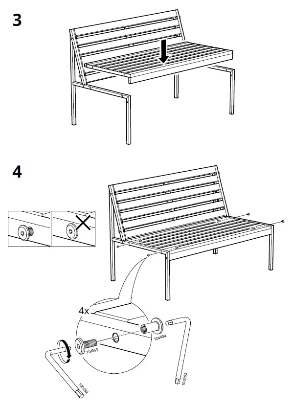 IKEA JOLPEN 2 Seat Sofa Outdoor-fig-4