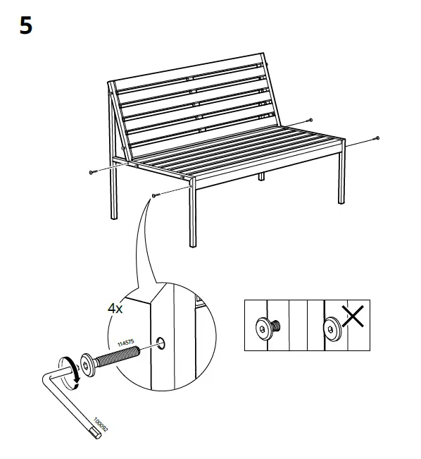 IKEA JOLPEN 2 Seat Sofa Outdoor-fig-5
