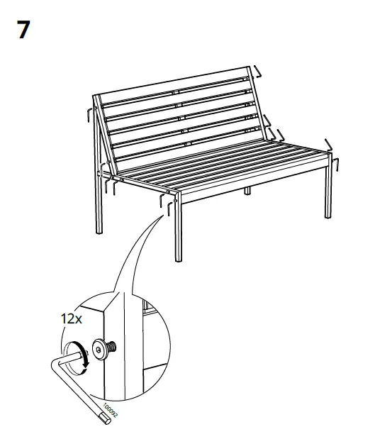 IKEA JOLPEN 2 Seat Sofa Outdoor-fig-7