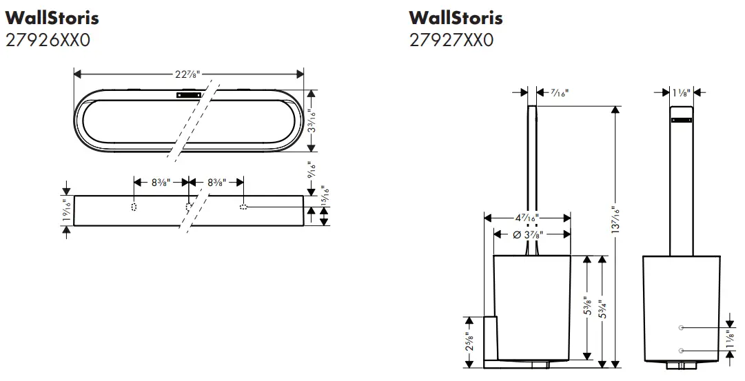 hansgrohe-27902XX0-WallStoris-Toilet-Paper-Holder-with-Shelf-FIG-4