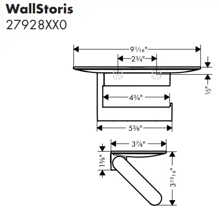 hansgrohe-27902XX0-WallStoris-Toilet-Paper-Holder-with-Shelf-FIG-5
