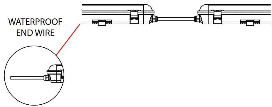 V TAC VT 60018 LED Ceiling Tube - MULTIPLE LINKABLE UNITS INSTALLATION INSTRUCTIONS 8