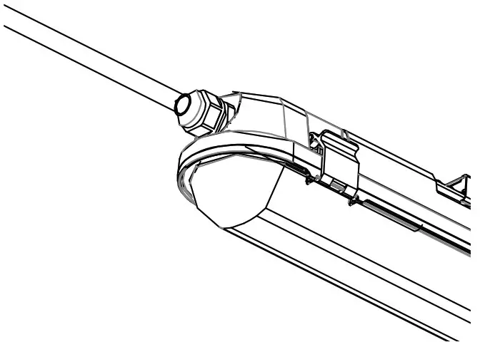 V TAC VT 60018 LED Ceiling Tube - SINGLE UNIT INSTALLATION INSTRUCTIONS 7
