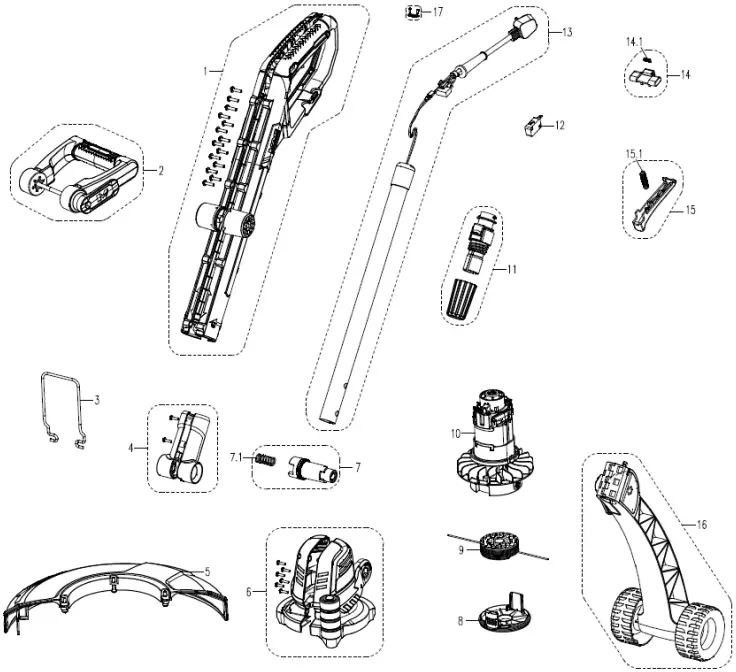 MAC ALLISTER MGTP600 600W Garden Strimmer A1