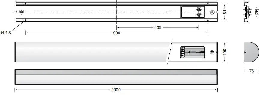 BEGA-51246-3-LED-Wall-Luminaire-FIG 1
