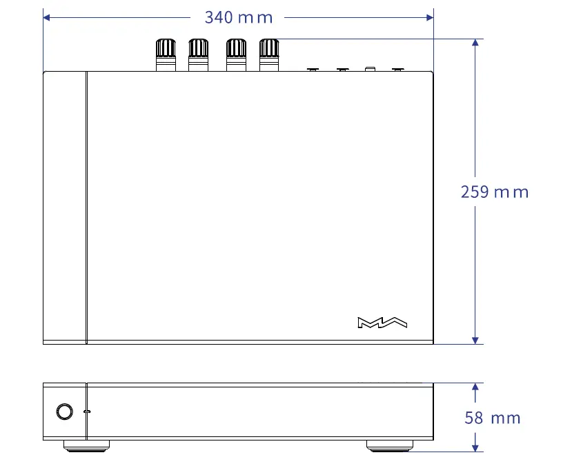 MATRIX AUDIO element P2 Audio Power Amplifier 7
