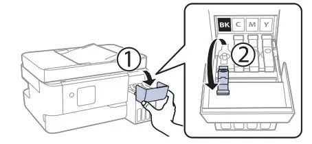 EPSON Ecotank ET 4810 Multifunction Printer - Fill ink tanks 1