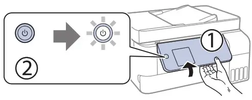 EPSON Ecotank ET 4810 Multifunction Printer - Fill ink tanks 9