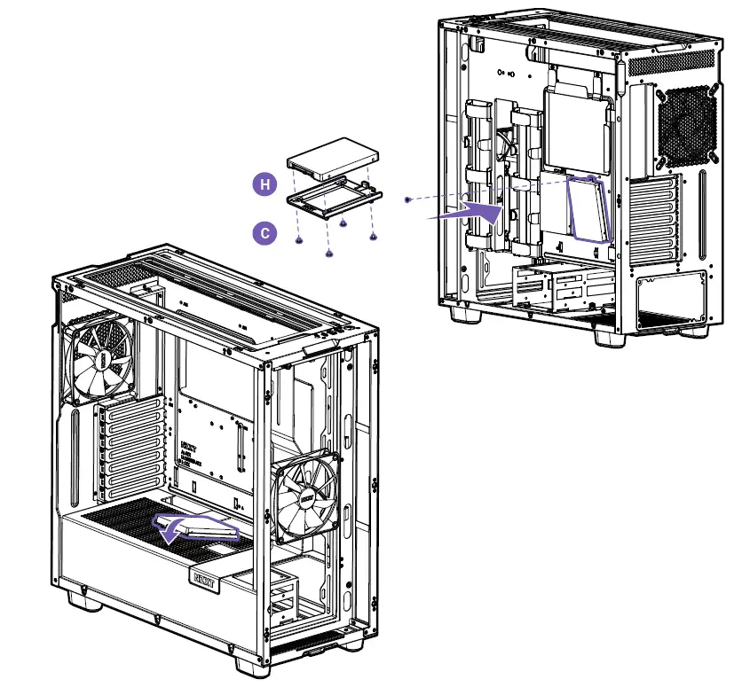 NZXT H7 Flow RGB Gaming PC Cases-fig-12