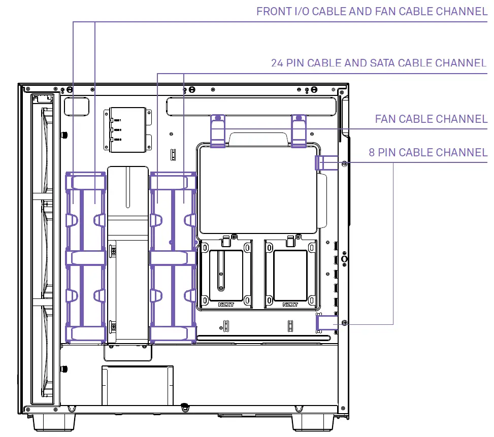 NZXT H7 Flow RGB Gaming PC Cases-fig-6