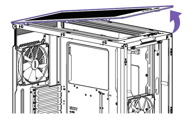 NZXT H7 Flow RGB Gaming PC Cases-fig-9