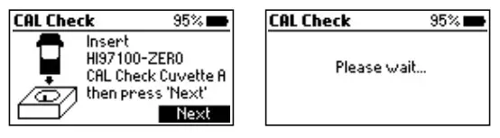 HANNA HI97106 Chemical Oxygen Demand Portable Photometer - last CAL Check