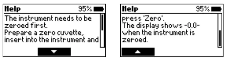 HANNA HI97106 Chemical Oxygen Demand Portable Photometer - CONTEXTUAL HELP