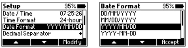 HANNA HI97106 Chemical Oxygen Demand Portable Photometer - Date Format