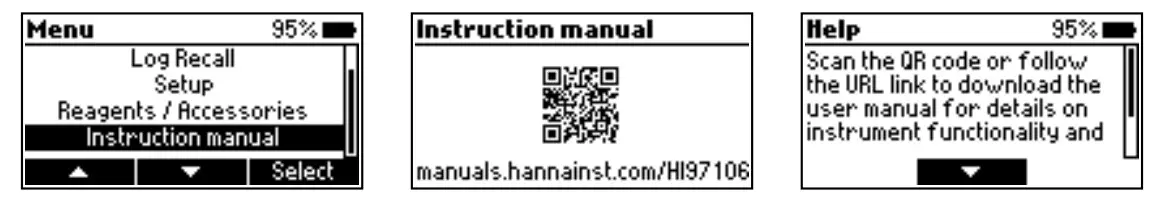HANNA HI97106 Chemical Oxygen Demand Portable Photometer - INSTRUCTION MANUAL