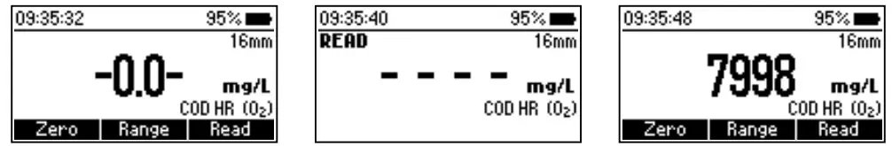 HANNA HI97106 Chemical Oxygen Demand Portable Photometer -vials are still hot