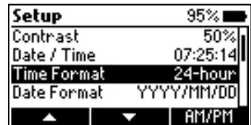 HANNA HI97106 Chemical Oxygen Demand Portable Photometer - Time Format