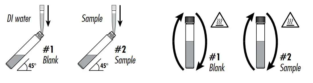 HANNA HI97106 Chemical Oxygen Demand Portable Photometer - hot during mixing 1